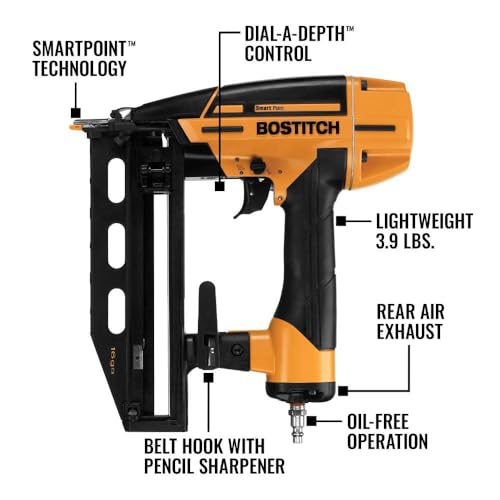 Bostitch 2.5-in X 16-Gauge Clip Head Finishing Pneumatic Nail Gun - Image 5