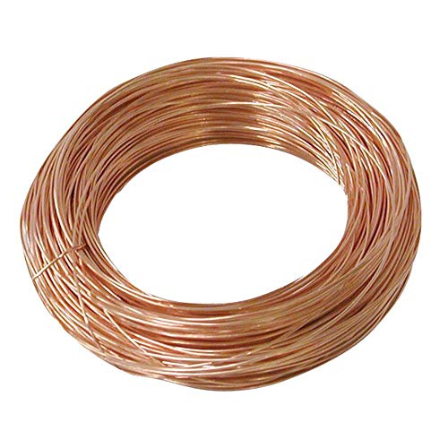 ART IFACT 20 Meters Bare Copper Wire - 18 Gauge (1.219 mm Diameter) - Dead Soft - 99.9% Pure Copper Wire - Without Enameled - DIY Jewellery & Artistic - Image 1