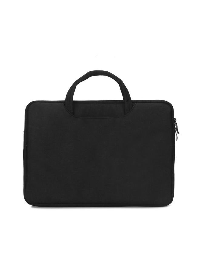 Soft Sleeve Bag Case Briefcase Pouch For Ultrabook Laptop Notebook Portable Handle Bag 38.1cm Black - Image 1