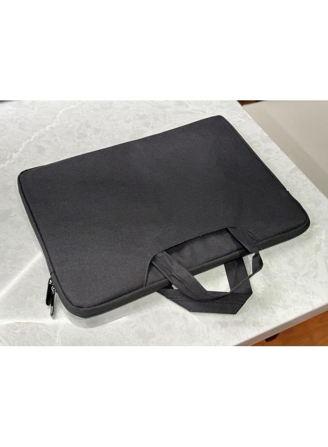 Soft Sleeve Bag Case Briefcase Pouch For Ultrabook Laptop Notebook Portable Handle Bag 38.1cm Black - Image 3