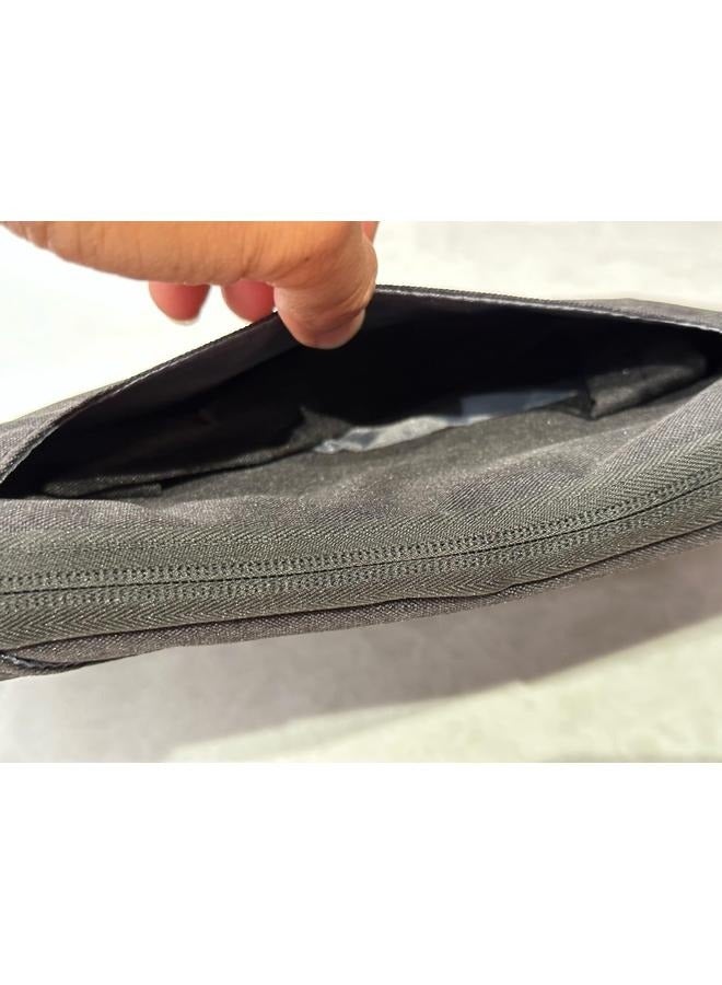 Soft Sleeve Bag Case Briefcase Pouch For Ultrabook Laptop Notebook Portable Handle Bag 38.1cm Black - Image 4