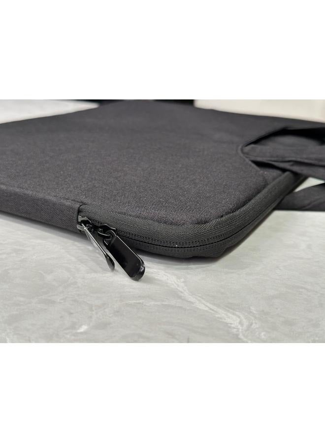 Soft Sleeve Bag Case Briefcase Pouch For Ultrabook Laptop Notebook Portable Handle Bag 38.1cm Black - Image 5