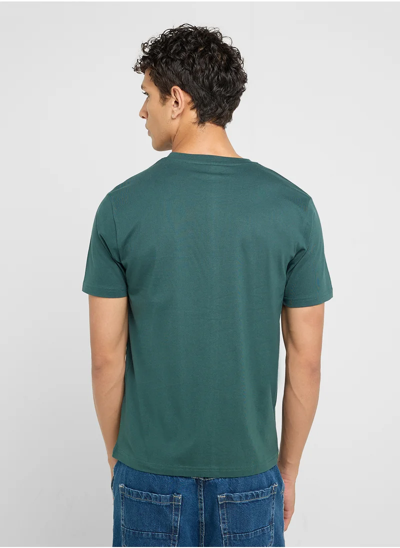 Seventy Five Basics Printed T-Shirt