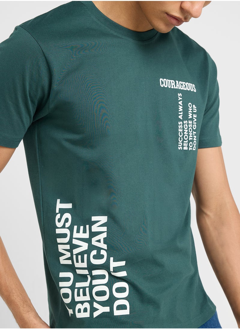 Seventy Five Basics Printed T-Shirt  - Image 3