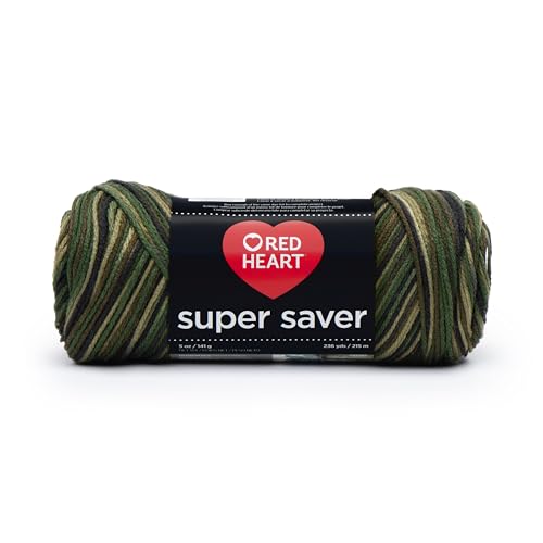 RED HEART Super Saver Yarn, Camouflage Print - Image 1