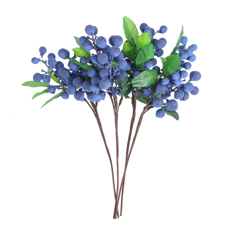8 pcs Simulative Blueberry Fruit Augment Props Restaurant Decor Mini Props Decorations Hanging Ornaments Photography Props ( ) - Image 2