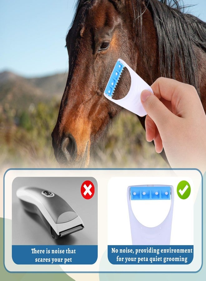 YQQYG 6 PCS Horse Shedding Blade, Disposable Shedding Blade for Horses, Stainless Steel Horse Grooming Kit Clippers Supplies for Horses and Pet - Image 5