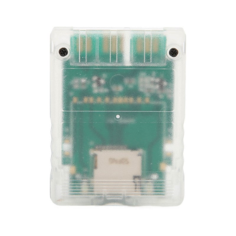 MX4SIO PS2 Adapter Transparent Blue High-Quality ABS Hand-Made Stable Replacement - OPL Compatible Micro Storage Card Adapter for PlayStation2 Homebrew Use - Image 3