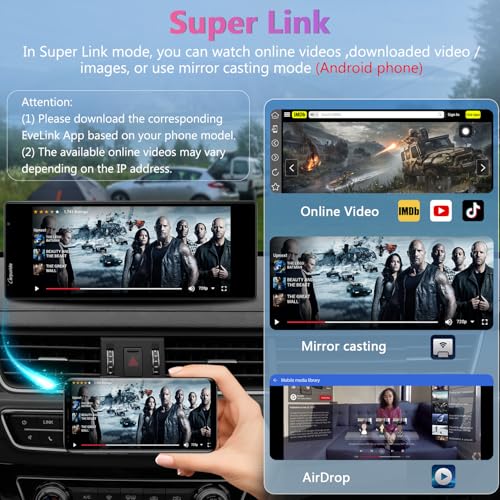 Carpuride 2025 CARPURIDE W903 Portable Carplay & Android Auto with Dash Cam - 9.3" HD IPS Screen, 4K Front &1080P Rear Cam, Loop Recording, Bluetooth, Mirror Link, GPS, Siri, Dashboard Mounted - Image 3