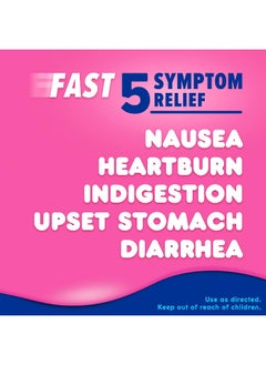 Pepto Bismol Liquid Ultra For Nausea, Heartburn, Indigestion, Upset Stomach, and Diarrhea - 5 Symptom Fast Relief, Cherry Flavor 12 Oz, Pack of 3  - Image 2