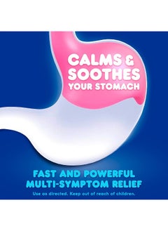 Pepto Bismol Liquid Ultra For Nausea, Heartburn, Indigestion, Upset Stomach, and Diarrhea - 5 Symptom Fast Relief, Cherry Flavor 12 Oz, Pack of 3  - Image 3