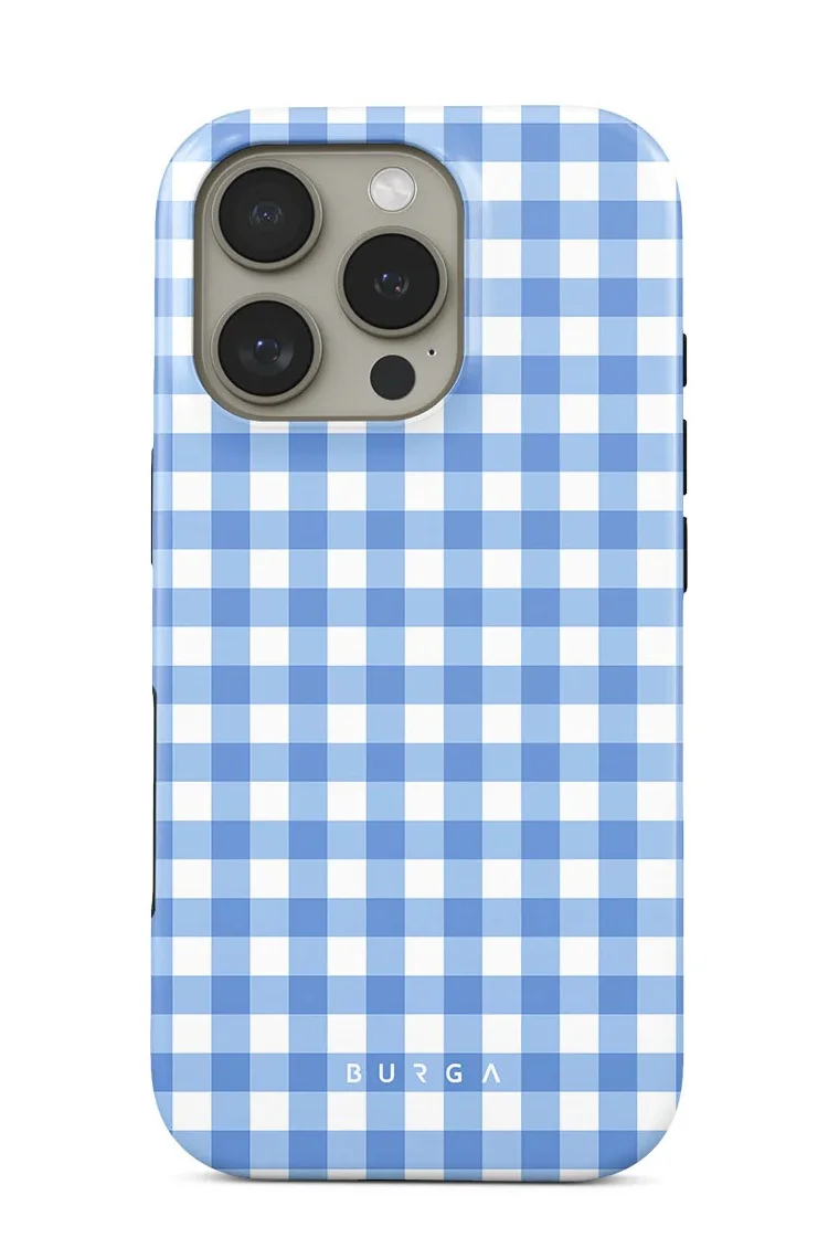 BURGA iPhone 16 Pro Max Case, 2 Piece Hard Shell + TPU Silicone Interior, Shock Absorption, All Port Accessible, Raised Bezel For Screen &amp; Camera Protection, Never Fading HQ Print,Lovely Day