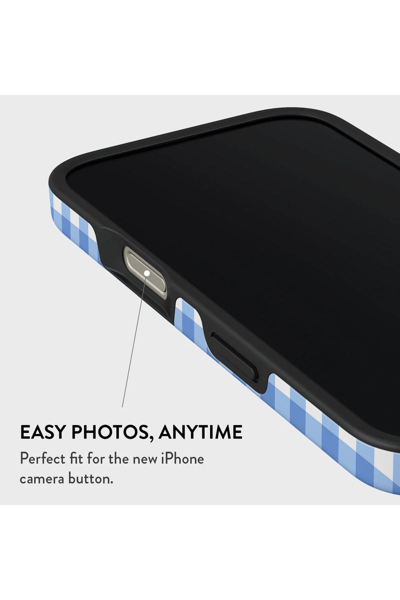 بورجا جراب آيفون  برو ماكس، طبقتان حماية، امتصاص صدمات، وصول كامل للمنافذ، حماية الشاشة والكاميرا، طباعة عالية الجودة لا تتلاشى، يوم جميل - Image 5