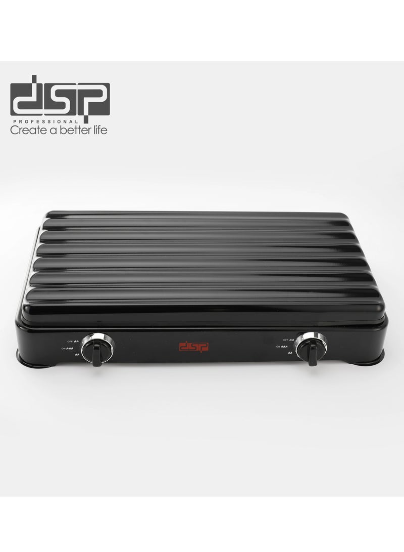DSP Brand Modern Gas Cooktop Electric Powered Enamel Fire Cover Cast Iron and Ceramic Surface for Kitchen Use or Household - Image 2