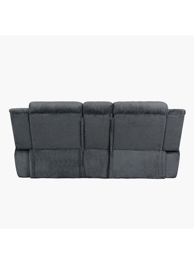 Home Box كرسي استرخاء قماشي بمقعدين من ستانفورد مع وحدة تحكم وحاملي أكواب 98 × 99 × 205 سم  - Image 4