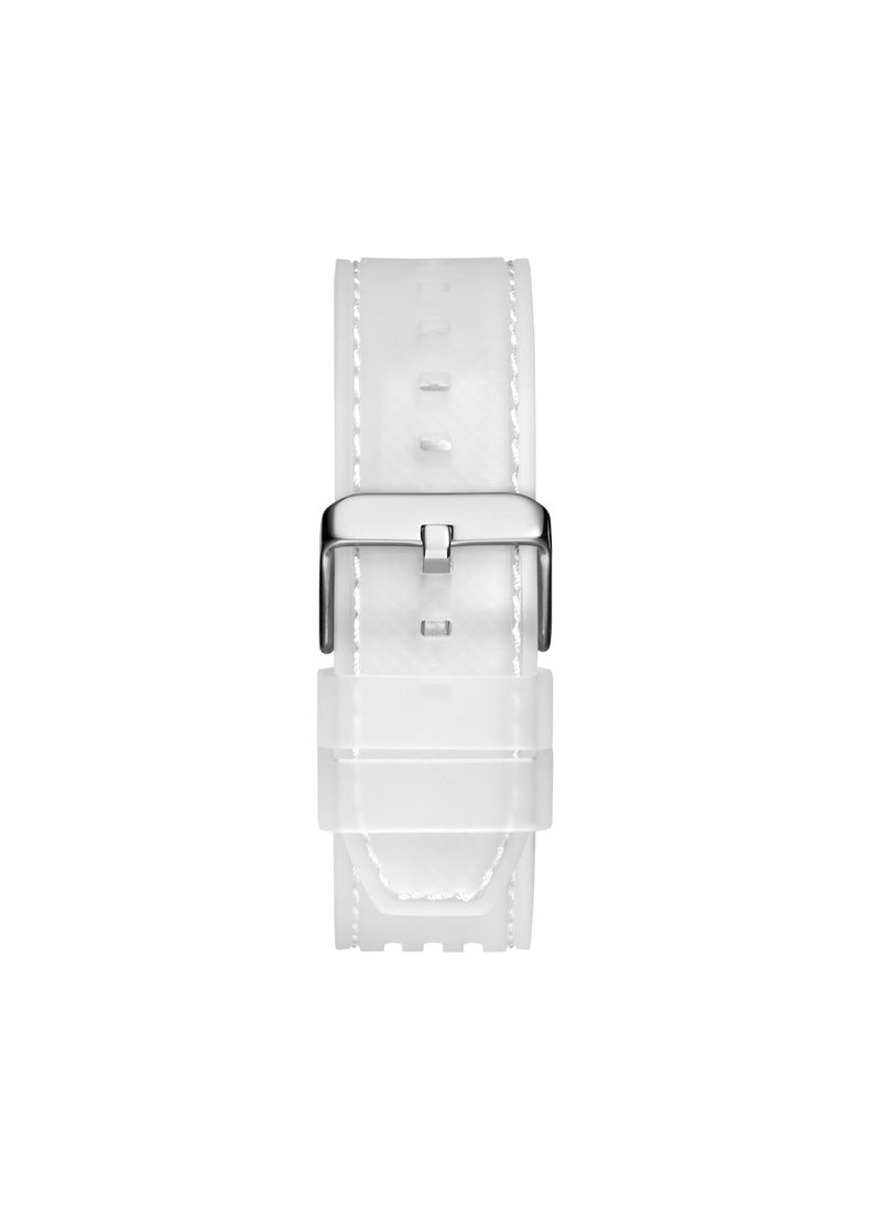 GUESS ساعة متعددة الوظائف بقرص أخضر شفاف للرجال - GW0499G8  - Image 5