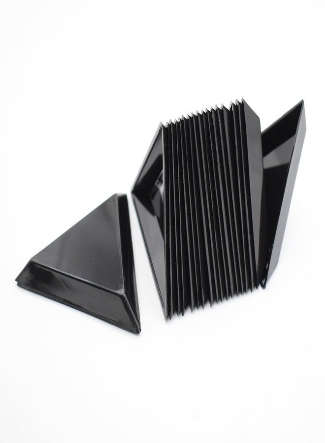BCQLI 20pcs Blue Triangle Bead Sorting Trays, Magical Tray for Rhinestones for Flipping Flatback Rhinestones (Black) - Image 3