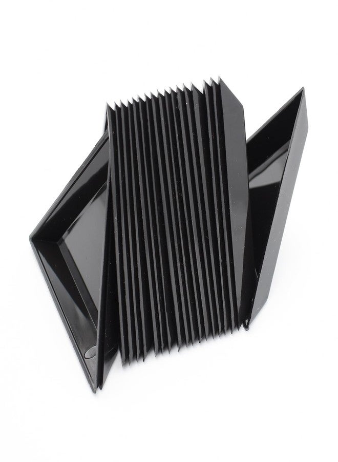 BCQLI 20pcs Blue Triangle Bead Sorting Trays, Magical Tray for Rhinestones for Flipping Flatback Rhinestones (Black) - Image 5