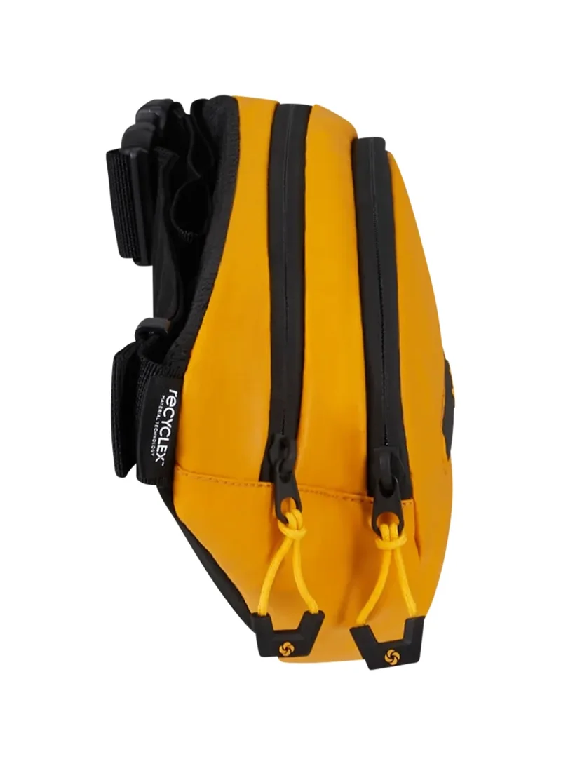 Samsonite Ecodiver Belt Yellow|Double Zipper Pocket Opening|Inner Mesh Pocket|Recyclex Material Technology|Water Repellent Material - 2 Years International Warranty