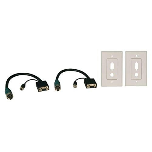 Tripp Lite Easy Pull Type-A Connectors (F/F set of VGA with Audio and Faceplates)(EZA-VGAAF-2) - Image 1