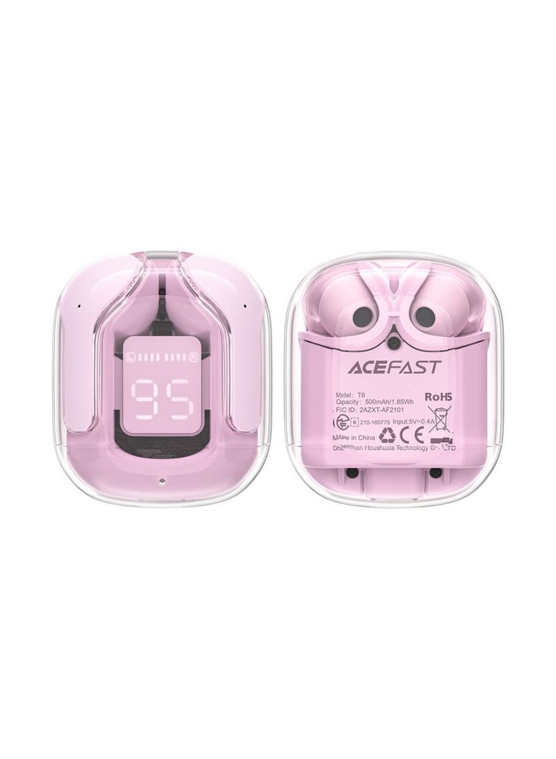 ACEFAST Wireless Headphone Earbuds/ Pink