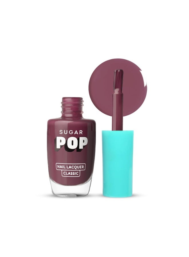 سكر بوب طلاء الأظافر SUGAR POP، درجة 14 Berry Me (لون نيود مائل للموف) | يجف خلال 45 ثانية | مقاوم للتشقق | لمسة نهائية لامعة | لمعان فائق | طلاء أظافر للنساء، 10 مل - Image 1