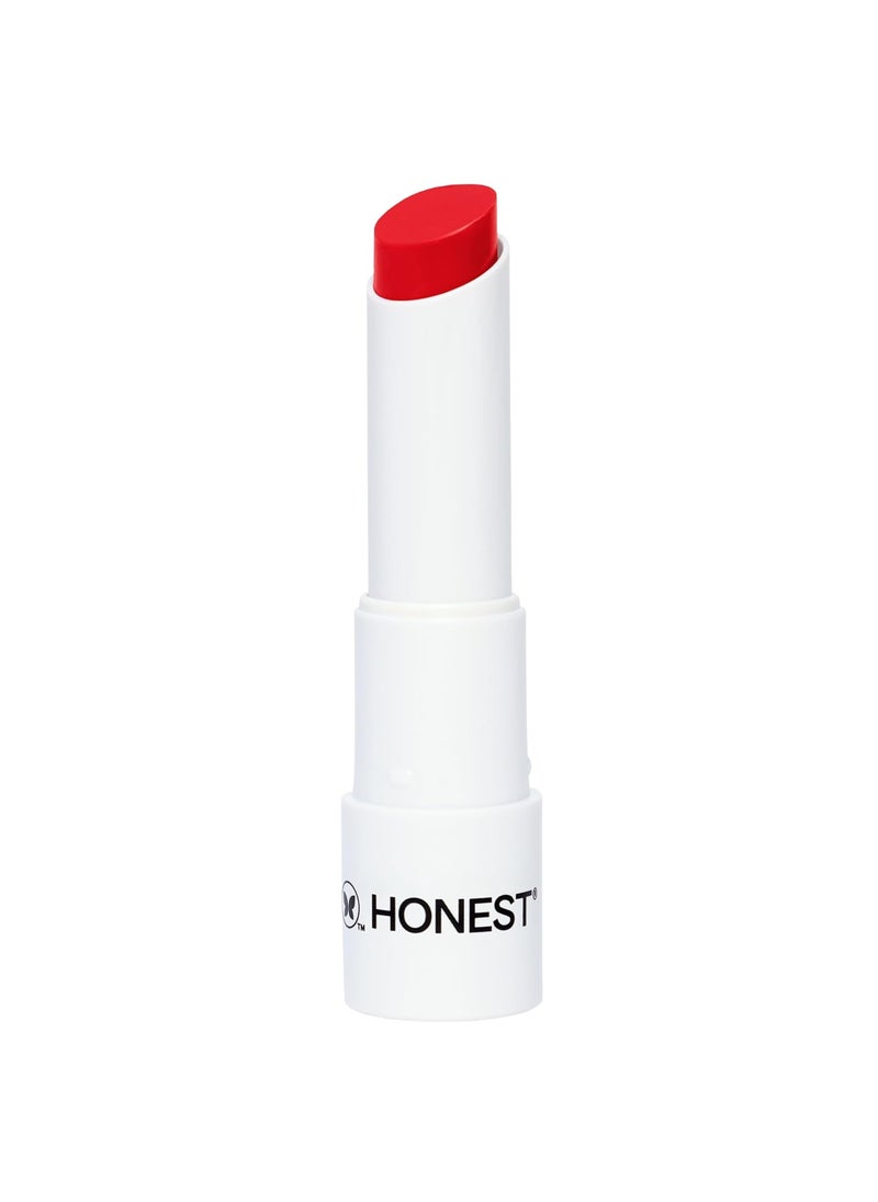 Honest Beauty Honest Beauty Moisturizing Vegan Tinted Lip Balm  Antioxidantrich Acai Extracts  Avocado Oil  Paraben Free  Cruelty Free  Blood Orange 