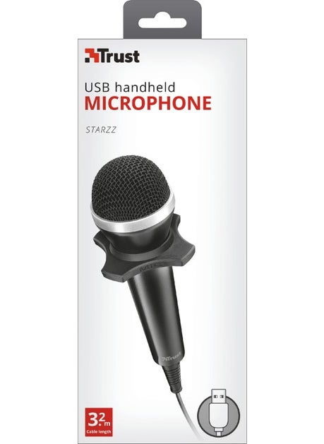 Trust 21678 Starzz Rubber Stand 3.2m Microphone  - Image 3