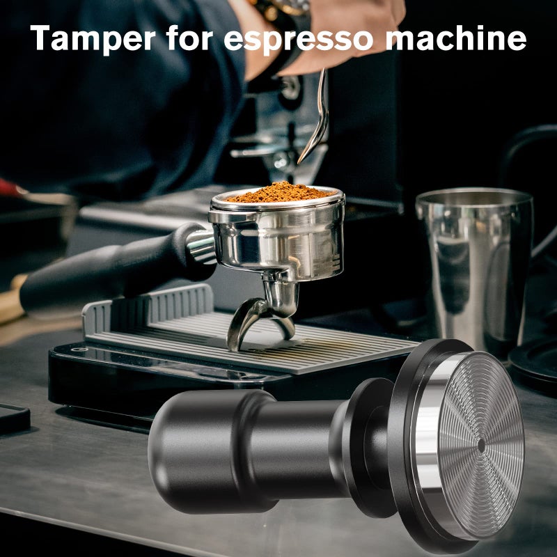 PUSEE 51mm Espresso Tamper - Premium Calibrated Coffee Tamper with Spring Loaded 30lb Pressure, Stainless Steel - Image 5