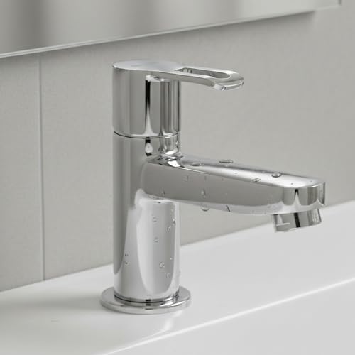 Parryware Pluto Pillar Tap for Bathroom | Cold Only Basin Faucet | Made of Brass | Mirror-Like Chrome Finish | Wash Basin Tap | 10 Years Warranty | G3801A1 - Image 5