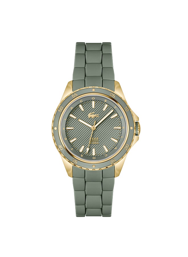 LACOSTE ساعة لاغوست الدائرية التناظرية للنساء بحالة خضراء - 2001427 - Image 1