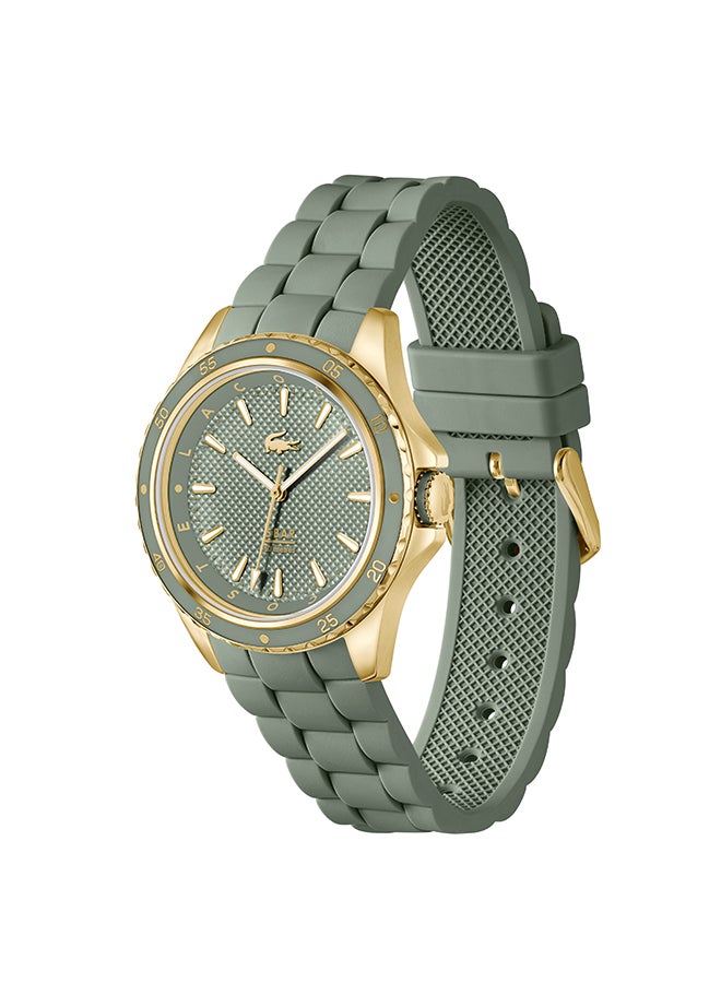 LACOSTE ساعة لاغوست الدائرية التناظرية للنساء بحالة خضراء - 2001427 - Image 2