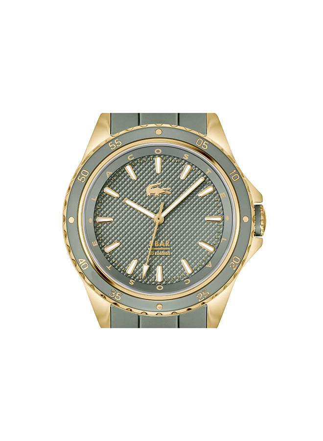 LACOSTE ساعة لاغوست الدائرية التناظرية للنساء بحالة خضراء - 2001427 - Image 4