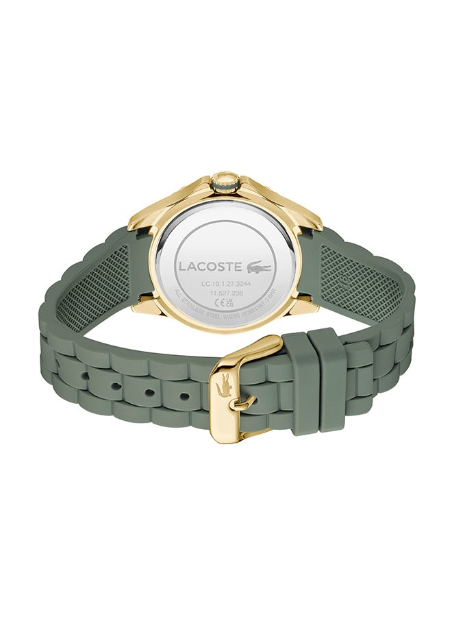 LACOSTE ساعة لاغوست الدائرية التناظرية للنساء بحالة خضراء - 2001427 - Image 3