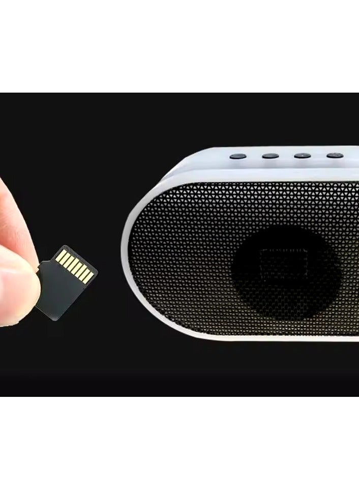 A012 Outdoor Colorful LED Light Mp3 Speaker Mini Portable Wireless Speaker black - Image 1
