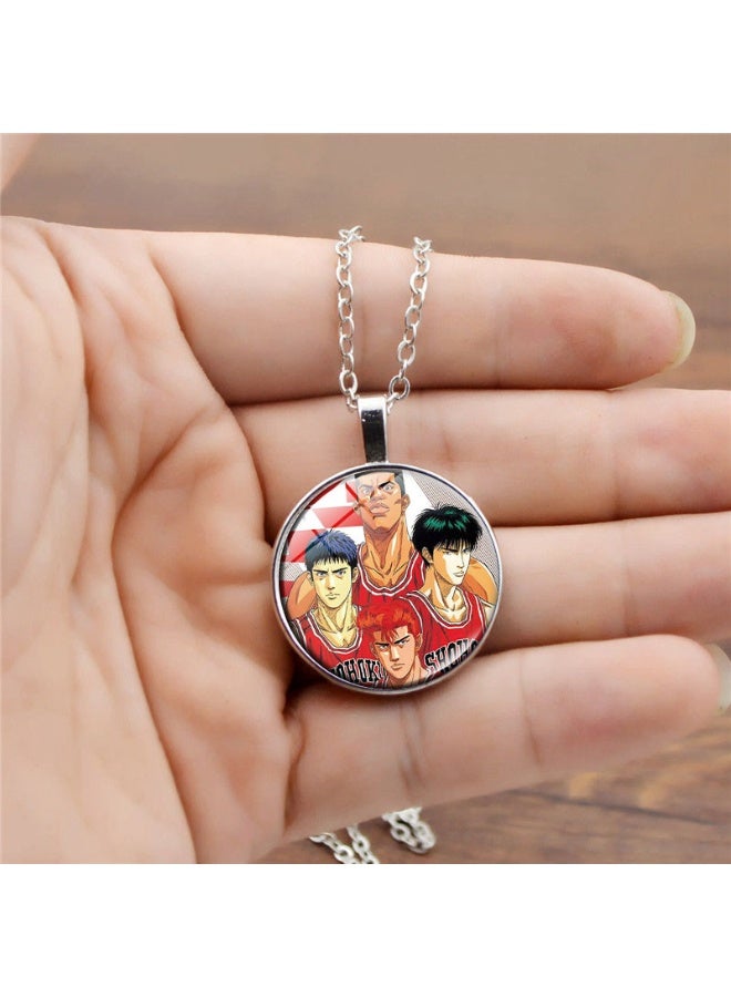 KUYING New Slam Dunk Pendant Sweater Chain Jewelry  - Image 3
