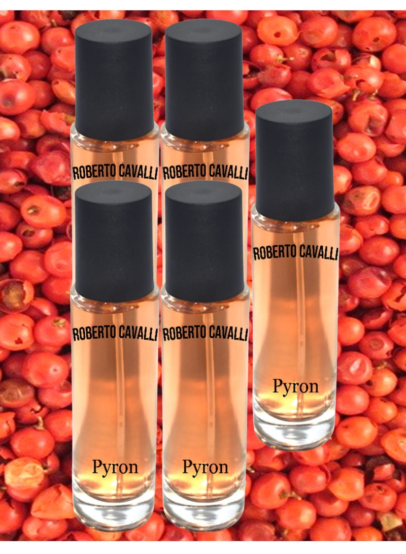 PYRON 5 Pieces Roberto Cavalli Perfume 30 ml EDP