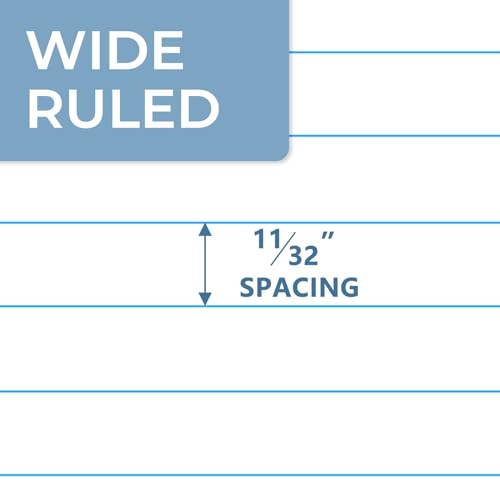 SUNEE Composition Notebooks - Wide Ruled Paper, 12 Pack Composition Book, 9 3/4" x 7 1/2", 80 Sheets/160 Pages, Assorted Colors, School & Office Supplies - Image 3
