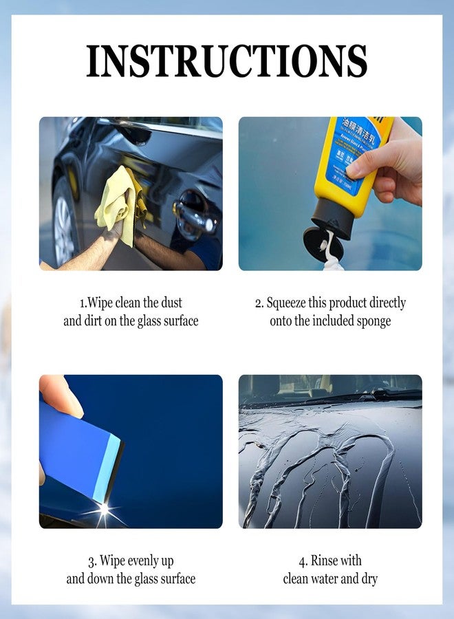 Omaky Sopami Oil Film Cleaning Emulsion,Sopami Oil Film Emulsion Glass Cleaner, Sopami Car Glass Oil Film Cleaner, Quick Effect Coating Agen,Glass Oil Film Remover, Auto Glass Oil Film Cleaning Milk - Image 4