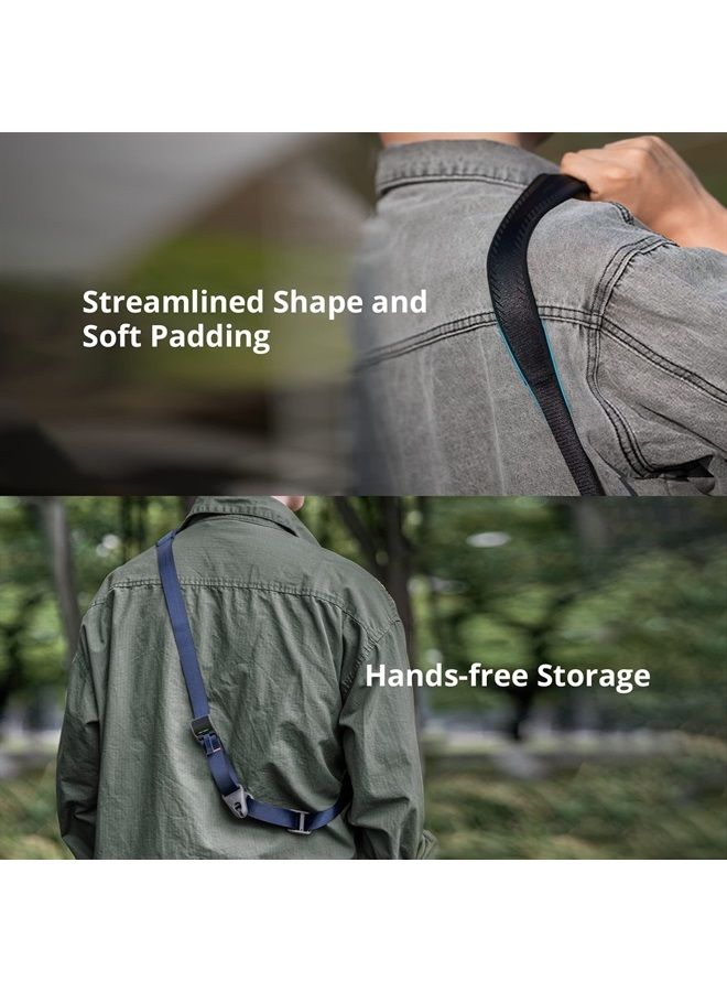 PGYTECH Camera Shoulder Strap Lanyard Camera Straps for Photographers Adjustable Quick Release Buckles for DSLR SLR Magnetic Camera Neck Strap (Dark Blue)