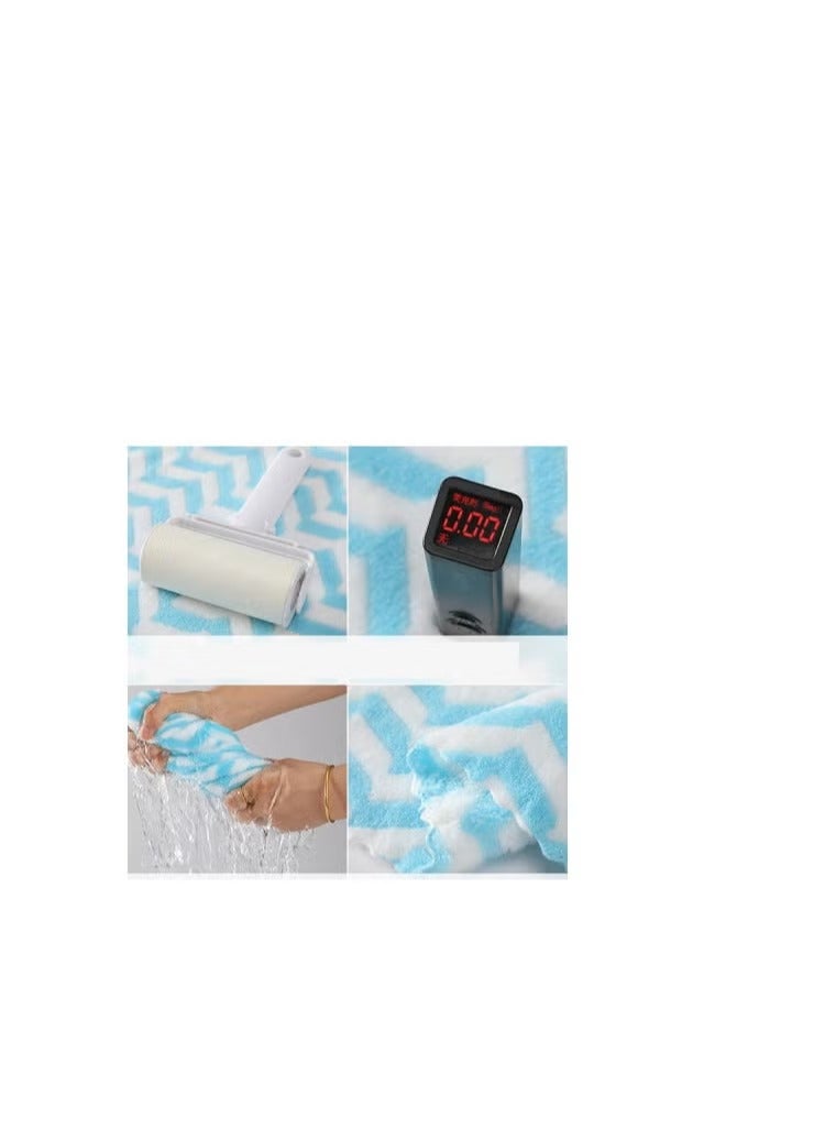 2 different sized, multi-colored towels - Image 3