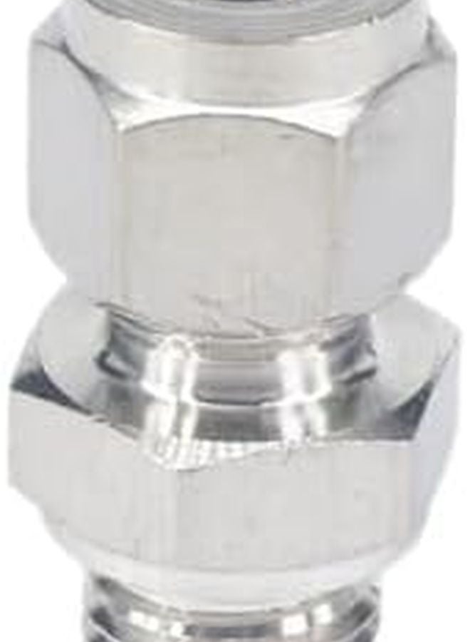 304 فولاذ مقاوم للصدأ M14x1.5 أنثى إلى 10 مم OD أنبوب تركيب هوائي مقياس ضغط - Image 2