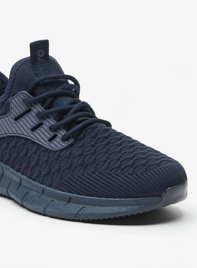 Oaklan by Shoexpress Men Textured Sports Shoes with Lace Detail
