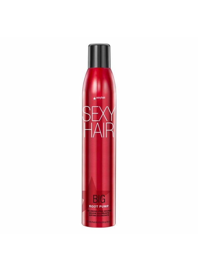 Sexy Hair SexyHair Big Root Pump Volumizing Spray Mousse, 10 Oz | Volume with Medium Hold | Up to 72 Hour Humidity Resistance  - Image 1