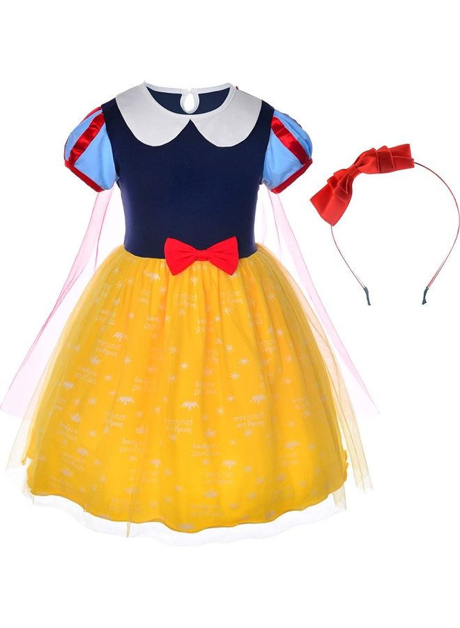 NIBEMINENT Princess Party Dress with Hairband 110cm - Image 1