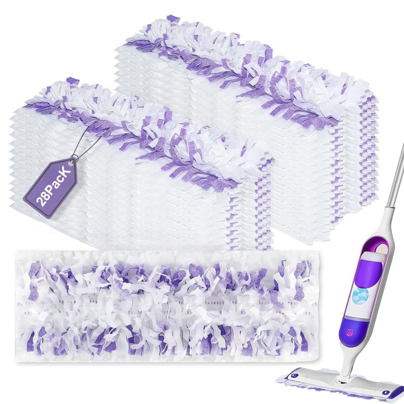BYOFI 28 Pack Disposable Mopping Pads Refills for Swiffer PowerMop Multi-Surface,Mop Pad Replacement Kit for Floor Cleaning - Image 1