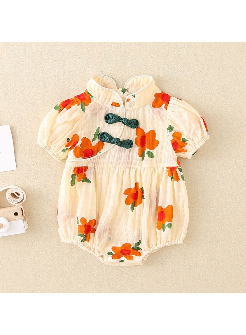 Loquat Baby Summer Thin Wrap Bottom Creeper  - Image 1
