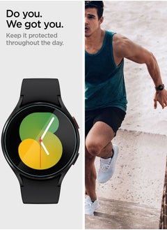 Spigen Glastr Ez Fit (2 Pack) Tempered Glass Screen Protector For Samsung Galaxy Watch 5 (44mm) With Auto Align Technology Tray  - Image 3