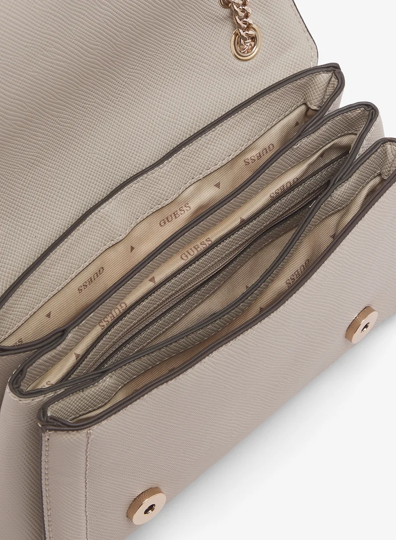 GUESS  Noelle II Flap Over Convertible Crossbody Bag for Women | Best Price UAE