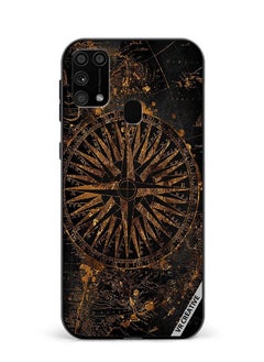 VR CREATIVE Protective Case Cover For Samsung Galaxy M31/M31 Prime Brown Shield Design Multicolour  - Image 1